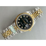 DateJust 36 126234 1:1 Best Edition 904L Steel TT Black Dial Diamonds on Jubilee Bracelet Clean VR3235