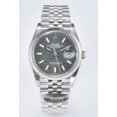 DateJust 36 126234 1:1 Best Edition 904L Steel Green Leaf Dial on Jubilee Bracelet Clean VR3235