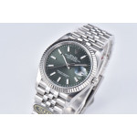 DateJust 36 126234 1:1 Best Edition 904L Steel Green Stick Dial on Jubilee Bracelet Clean VR3235