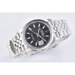 DateJust 36 126234 1:1 Best Edition 904L Steel Black Stick Dial on Jubilee Bracelet Clean VR3235