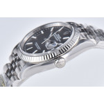 DateJust 36 126234 1:1 Best Edition 904L Steel Black Stick Dial on Jubilee Bracelet Clean VR3235