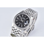 DateJust 36 126234 1:1 Best Edition 904L Steel Black Stick Dial on Jubilee Bracelet Clean VR3235