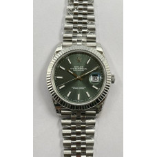 DateJust 41 126330 904L SS 1:1 Best Edition Fluted Bezel Green Dial on Jubilee Bracelet VSF VS3235