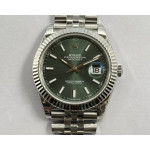 DateJust 41 126330 904L SS 1:1 Best Edition Fluted Bezel Green Dial on Jubilee Bracelet VSF VS3235