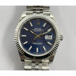 DateJust 41 126334 904L SS 1:1 Best Edition Blue Fluted Dial on Jubilee Bracelet VSF VS3235