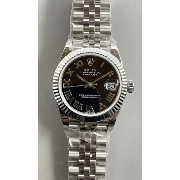 Datejust 31mm 278271 SS Best Edition Black Roman Markers Dial on Jubilee Bracelet BP