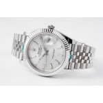 DateJust 41mm 126334 1:1 Best Edition 904L Steel Sliver Dial Stick Marker on Jubilee Bracelet A2824 ZF