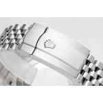 DateJust 41mm 126334 1:1 Best Edition 904L Steel White Dial Stick Marker on Jubilee Bracelet A2824 ZF