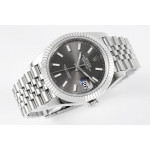 DateJust 41mm 126334 1:1 Best Edition 904L Steel Grey Dial Stick Marker on Jubilee Bracelet A2824 ZF