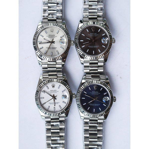 DateJust 28mm SS Fluted Pres 4 Dials Stick Bracelet  BP A2671