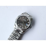 DateJust 28mm SS Fluted Pres 4 Dials Diamonds Marker Bracelet BP A2671