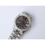 DateJust 28mm SS Diamonds 4 Dials Diamonds Marker Bracelet BP A2671