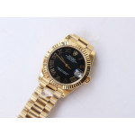 DateJust 28mm YG Fluted Bezel 5 Dials Roman Marker Bracelet BP A2671