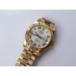 DateJust 28mm YG Fluted Bezel 5 Dials Roman Marker Bracelet BP A2671