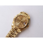 DateJust 28mm YG Fluted Bezel 4 Dials Stick Marker Bracelet BP A2671