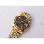 DateJust 28mm YG Fluted Bezel 4 Dials Stick Marker Bracelet BP A2671