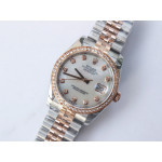 DateJust 31mm TT Diamonds Bezel Mop Dial Bracelet BP A2824