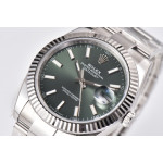 Datejust 41 SS 904L Steel 1:1 Best Edition Green Dial Oyster Bracelet Clean VR3235