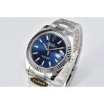 Datejust 41 SS 904L Steel 1:1 Best Edition Blue Dial Oyster Bracelet Clean VR3235