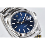 Datejust 41 SS 904L Steel 1:1 Best Edition Blue Dial Oyster Bracelet Clean VR3235