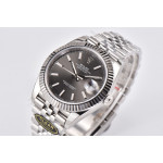 Datejust 41 SS 904L Steel 1:1 Best Edition Grey Dial Jubilee Bracelet Clean VR3235