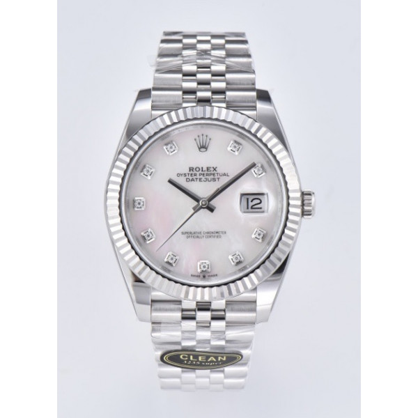 Datejust 41 SS 904L Steel 1:1 Best Edition Mop Dial Jubilee Bracelet VR3235 Clean