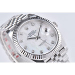 Datejust 41 SS 904L Steel 1:1 Best Edition Mop Dial Jubilee Bracelet VR3235 Clean