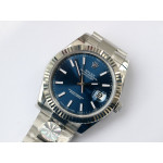 DateJust 41 126334 1:1 Best Edition 904L Steel Blue&Black&Grey Dial Oyster Bracelet A2824 ARF