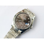 Datejust 41 Fluted Bezel SS 904L Steel 1:1 Best Edition 4 Dials Oyster Bracelet VR3235 GMF