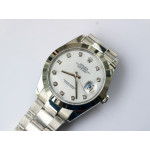 Datejust 41 Smooth Bezel SS 904L Steel 1:1 Best Edition 4 Dials Oyster Bracelet A2824 GMF