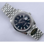 Datejust 41 SS 904L Steel 1:1 Best Edition Black Dial Jubilee Bracelet VR3235 Clean