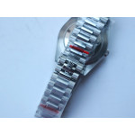 DayDate 40mm Fluted Pres 904L SS 4 dials Stick Marker Bracelet GMF A2836