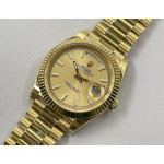 DayDate 40 YG Case Gain Weight Gold Dial Stick Marker President Bracelet GSF SA3235