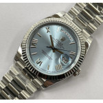 DayDate 40mm 228239 1:1 Gain Weight SS/tungsten Ice Blue Dial Roman Markers President Bracelet GSF