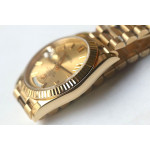 DayDate 40mm Fluted YG Gold&Silver Dials Roman Marker Bracelet BP A3235