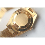 DayDate 40mm Fluted YG Gold&Silver Dials Roman Marker Bracelet BP A3235