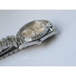 DayDate 40mm Diamond Bezel Pres SS Silver&Blue&Black dials Diamonds Marker Bracelet BP A2836