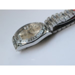 DayDate 40mm Diamond Bezel Pres SS Silver&Blue&Black dials Diamonds Marker Bracelet BP A2836