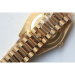 DayDate 40mm Fluted YG Gold Dial Stick Marker Bracelet BP A2813