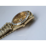 DayDate 40mm Diamonds Bezel YG Black&Gold Dials Dialmonds Marker Bracelet BPF A2836