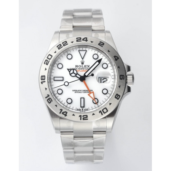 Explorer II 42mm 226570 904L SS 1:1 Best Edition White Dial on Bracelet Clean DD3285 CHS