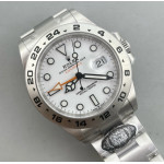 Explorer II 42mm 226570 904L SS 1:1 Best Edition White Dial on Bracelet Clean DD3285 CHS