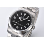 Explorer 124270 36mm 904L Steel 1:1 Best Edition Black Dial SS Bracelet Clean VR3230