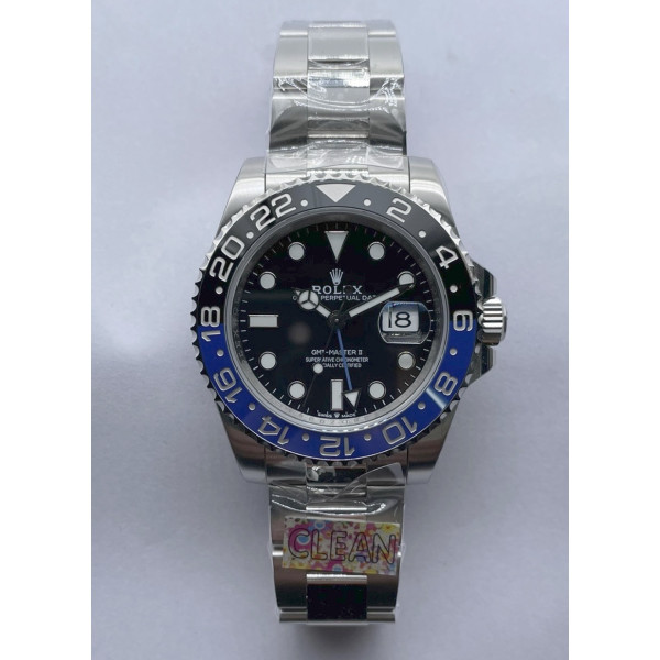 GMT Master II 126710 BLNR 904L SS 1:1 Best Edition Oyster Bracelet Clean DD3285 CHS