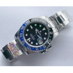 GMT Master II 126710 BLNR 904L SS 1:1 Best Edition Oyster Bracelet Clean DD3285 CHS