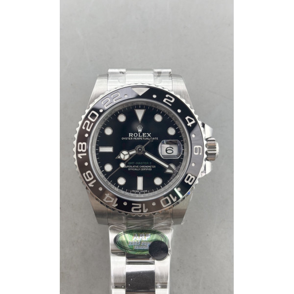 GMT Master II 116710 LN 904L SS 1:1 Best Edition Black Dial on Oyster Bracelet ARF VR3285 CHS