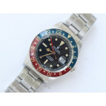 Vintage GMT Master Blue/Red Bezel Black Dial SS Bracelet A2836