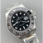 GMT-Master II V2 126710 GRNR Black/Gray Ceramic 904L SS 1:1 Best Edition Black Dial on Oyster Bracelet ARF VR3285 CHS