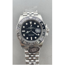 GMT Master II 126710GRNR Black/Grey Bezel 904L SS 1:1 Best Edition Jubilee Bracelet Clean DD3285 CHS