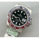 GMT-Master II V2 126710 BLRO Blue/Red Ceramic 1:1 Best Edition Black Dial on Jubilee Bracelet ARF VR3285 CHS